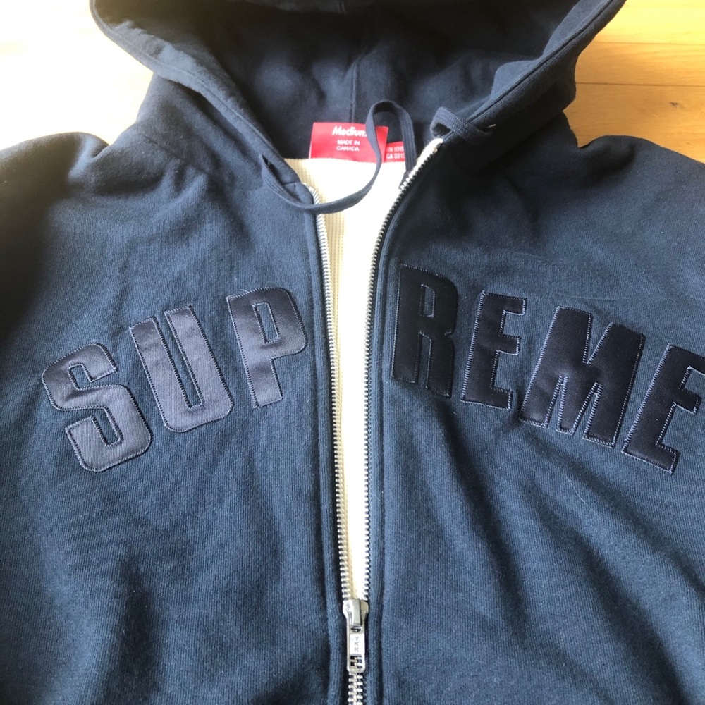 Supreme arc Logo thermal zip up